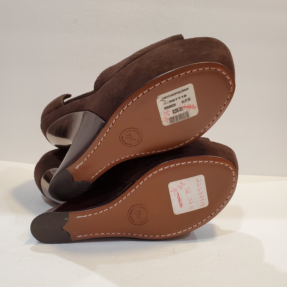 EUC Leifsdottir Brown Wedge Shoes - Picture 6 of 6